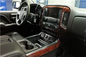 Chevrolet Silverado 1500 Double Cab 2014-2018 Ensemble Complet WHZ Décoration de tableau de bord - 2 - habillage decor de tablea