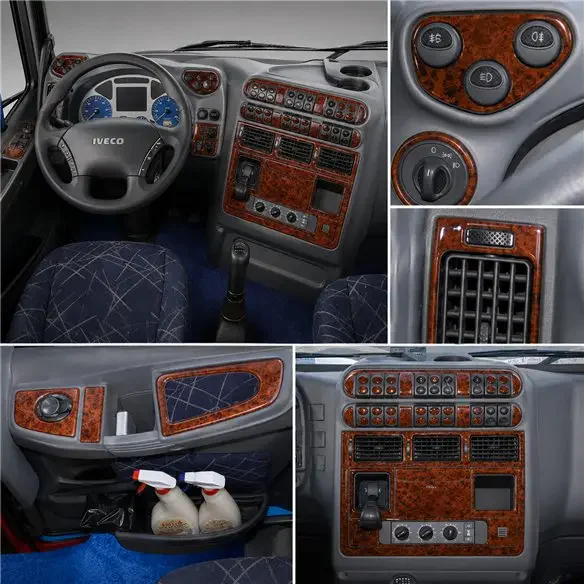 Iveco Stralis 2002-2007 kit décor tableau de bord 3D, 73 pièces