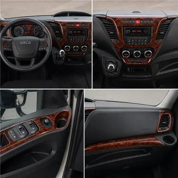 Iveco Daily 2014+ kit décor tableau de bord 3D, 38 pièces