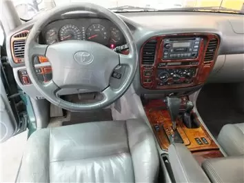 Toyota Land Cruiser 1998-2002 Sans NAVI system, 31 Parts set BD Kit la décoration du tableau de bord - 1 - habillage decor de ta
