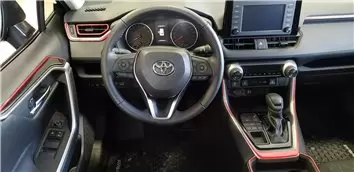 Toyota RAV4 2019-2022 Habillage Décoration de Tableau de Bord 30 Pièce - 2 - habillage decor de tableau de bord