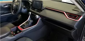 Toyota RAV4 2019-2022 Habillage Décoration de Tableau de Bord 30 Pièce - 4 - habillage decor de tableau de bord
