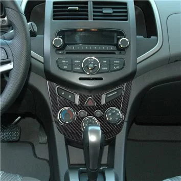 Chevrolet Aveo T300 2012–2020 Habillage Décoration de Tableau de Bord 21 Pièce