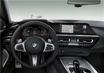 BMW 1-series F40 2019 Car Interior Wrap Cutting Template