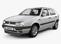 VOLKSWAGEN VW GOLF III décor intérieur | Décoration Tableau
