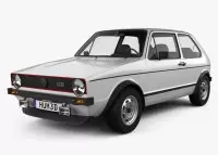 VOLKSWAGEN VW GOLF I décor intérieur | Décoration Tableau