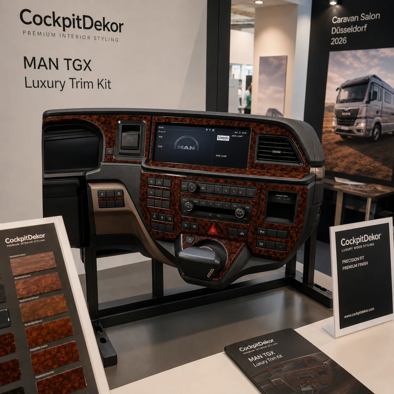 Exemple illustratif de personnalisation de l'intérieur d'un camion