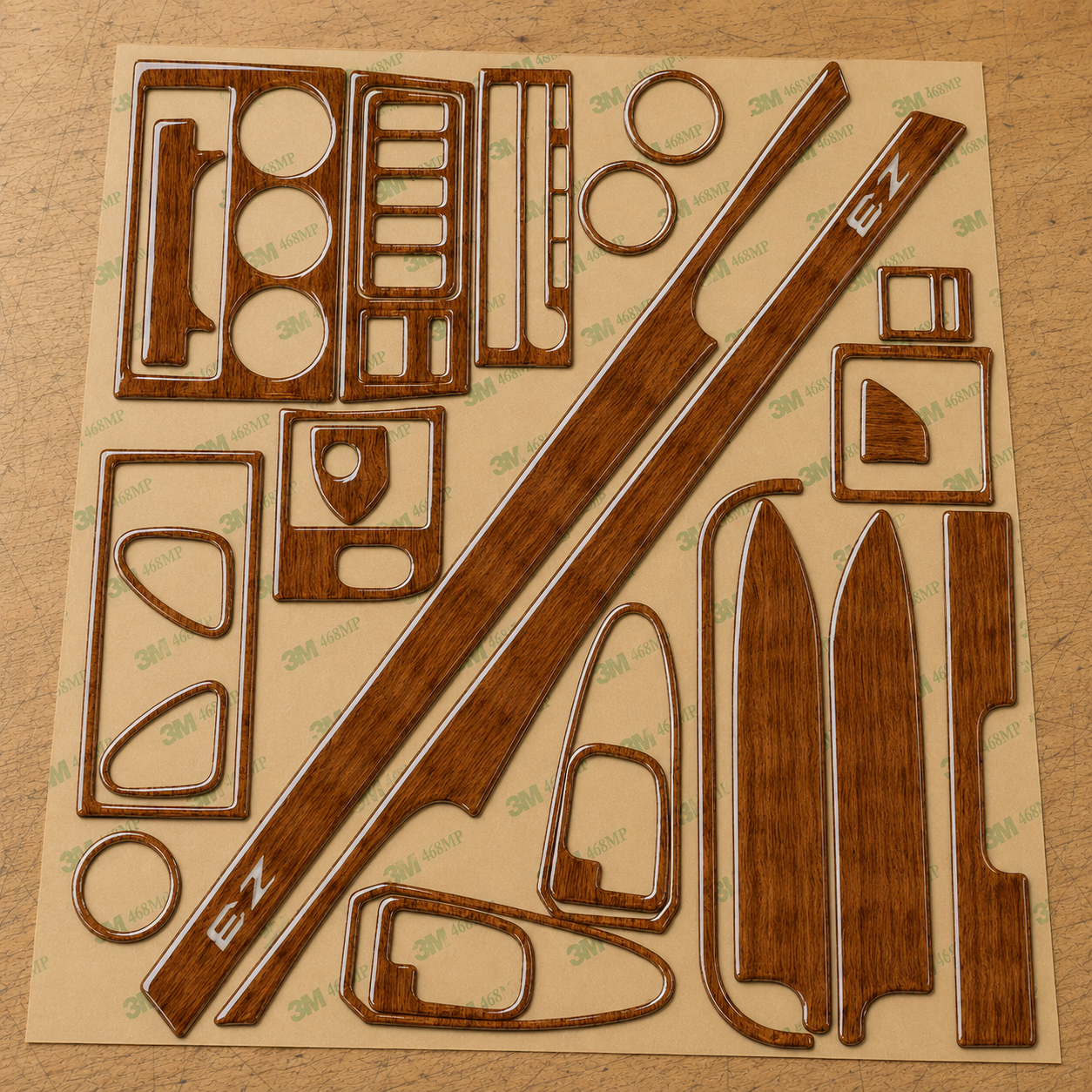 Amélioration intérieure pour BMW Z3 2000-2003 — kit décoratif de tableau de bord pour modèles sans porte